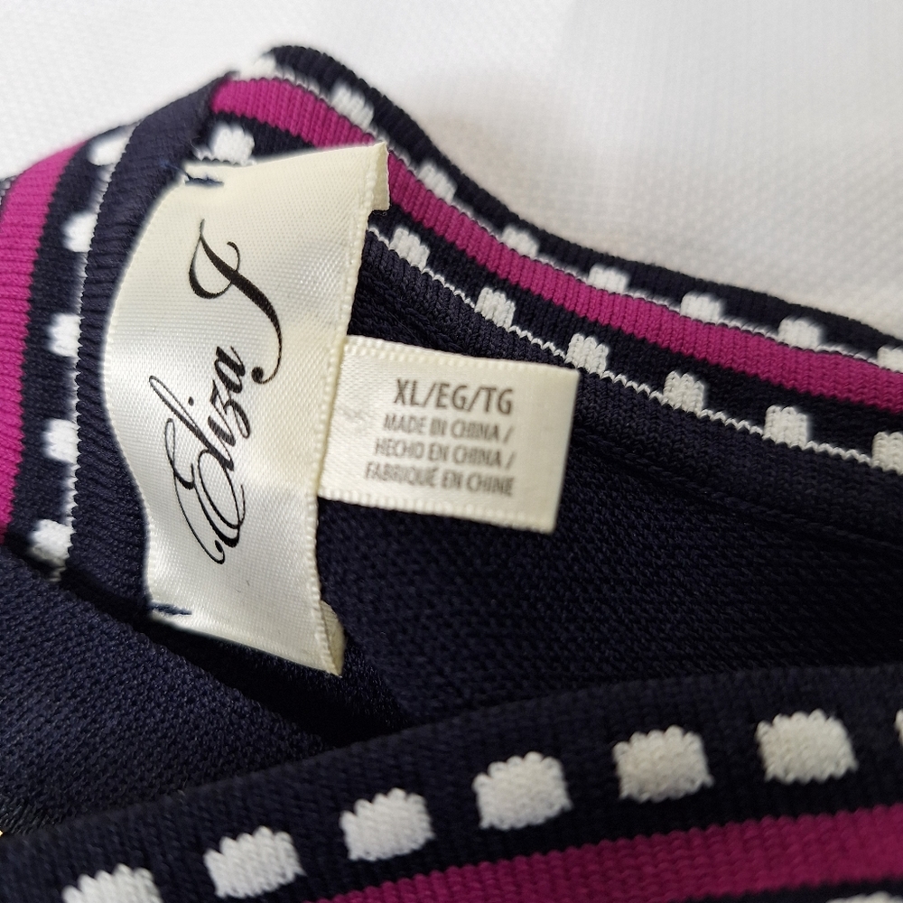 Eliza J light academia core a-line knit dress size XL - Picture 6 of 7